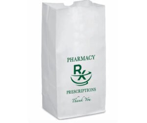 Pharmacy Prescription Printed Paper Bags