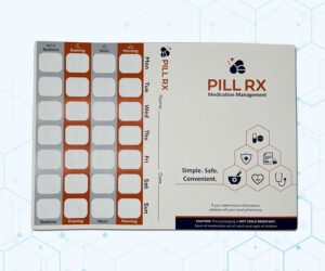 PillRx 4×7 Tri-Fold| Vials Store