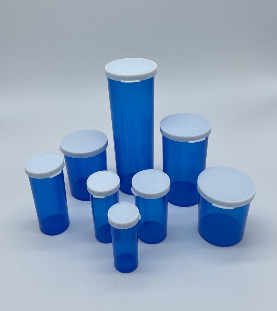 Blue Vials Snap Cap