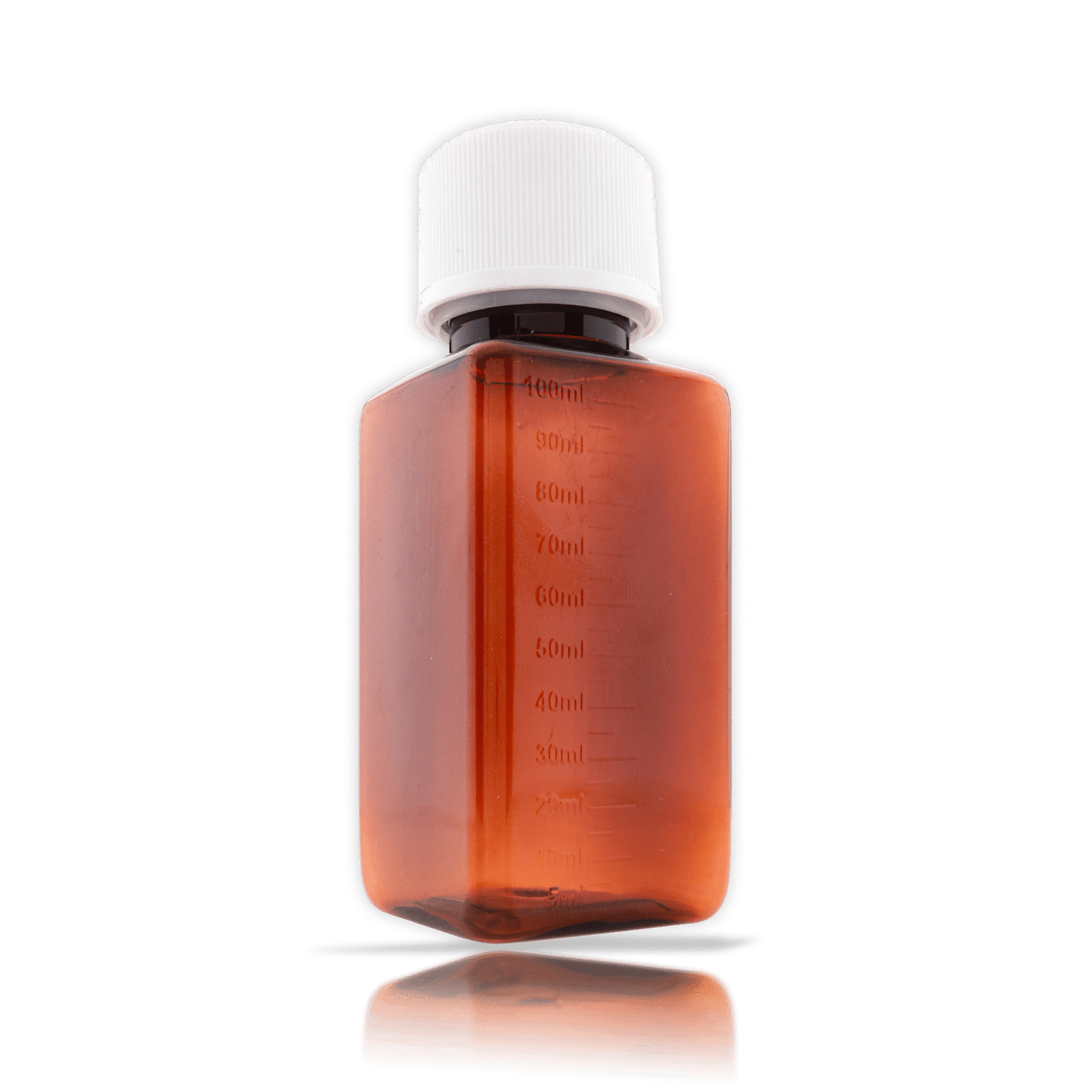 100 mL Methadone Bottle with Safety Cap (500 pcs.)