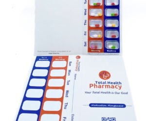 Total Health 2×7 Tri-Fold Blister Pack Cards – 250 pcs/box