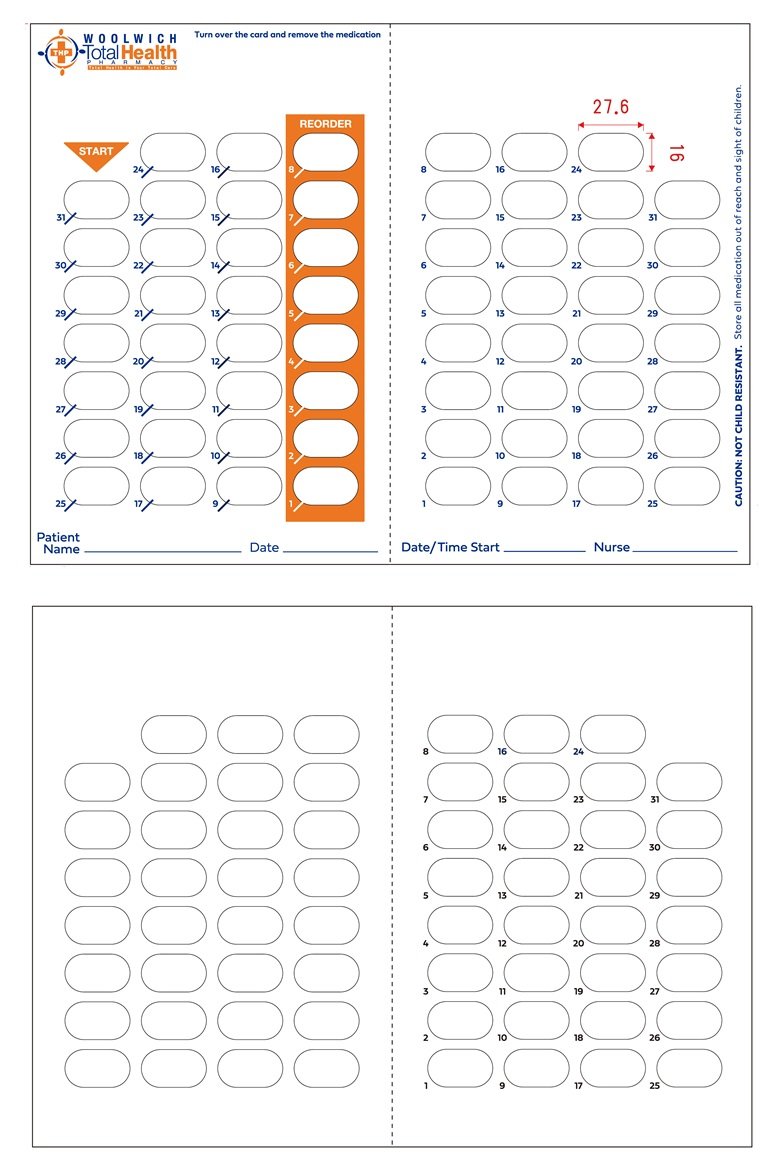 (Bi-fold) 31 days - TOTAL HEALTH (for 7 blister)