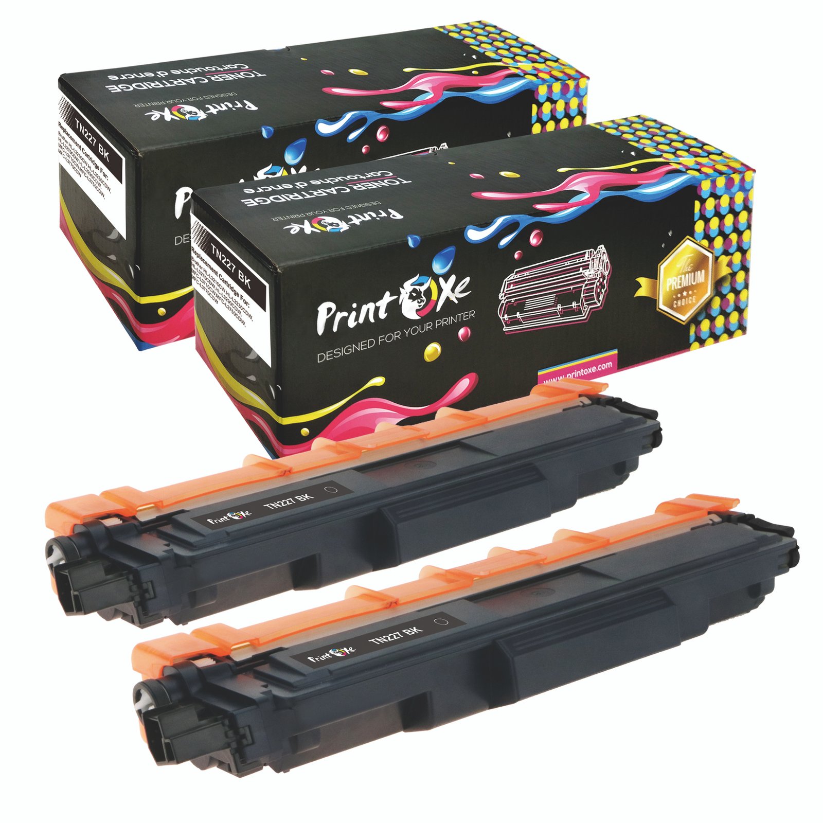 TN227 Brother 2 BLACK Compatible High Yield TN223