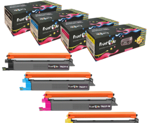 TN229 Compatible Toner Cartridges – Set of 4 (Black / Cyan / Magenta / Yellow)